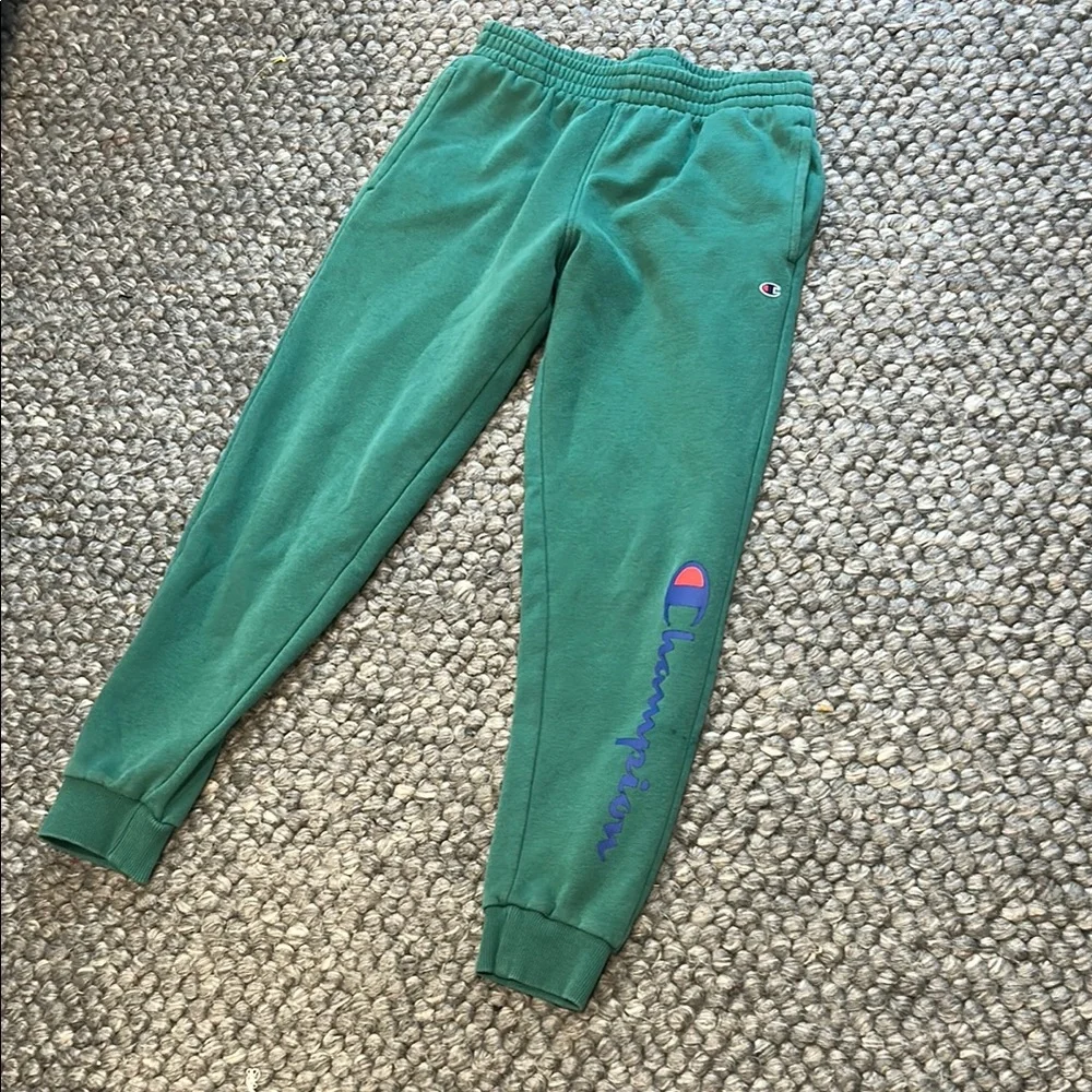 Champion Green Jogger Sweatpants
